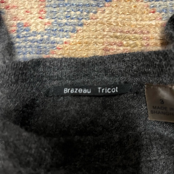 Brazeau Tricot gray cashmere sweater, size medium - Picture 6 of 6